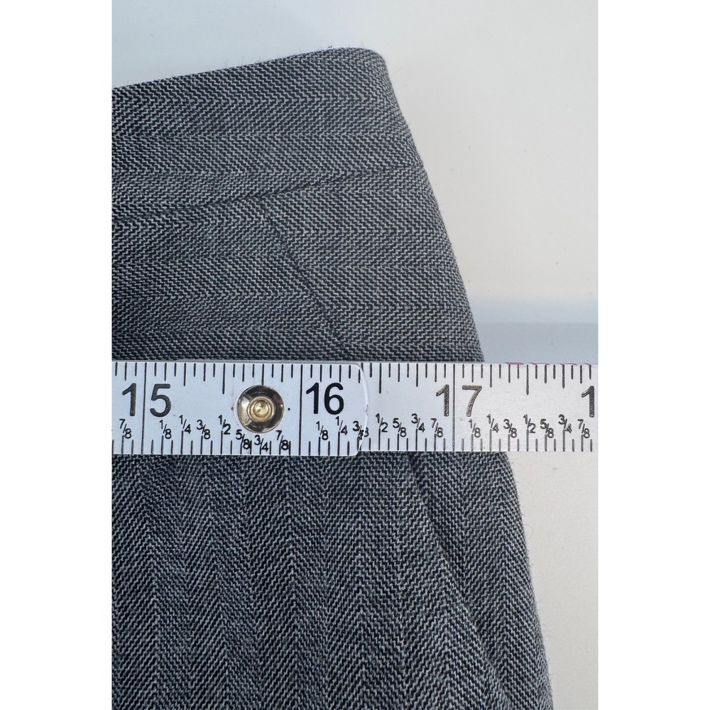 Worthington Women's Gray Dress Pants Size 8 Modern Fit Flat Front Work Slacks - Picture 9 of 16